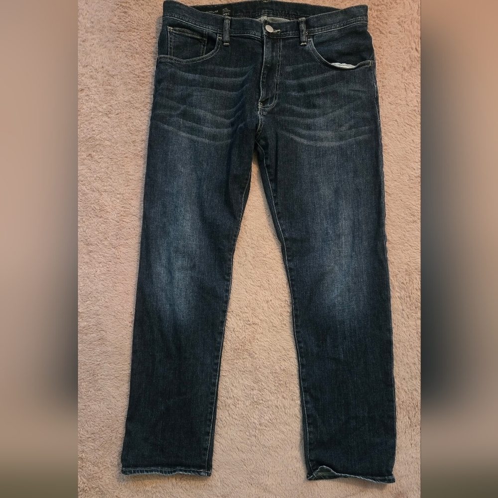 Armani Exchange Dark Blue Straight Jeans - Picture 4 of 5